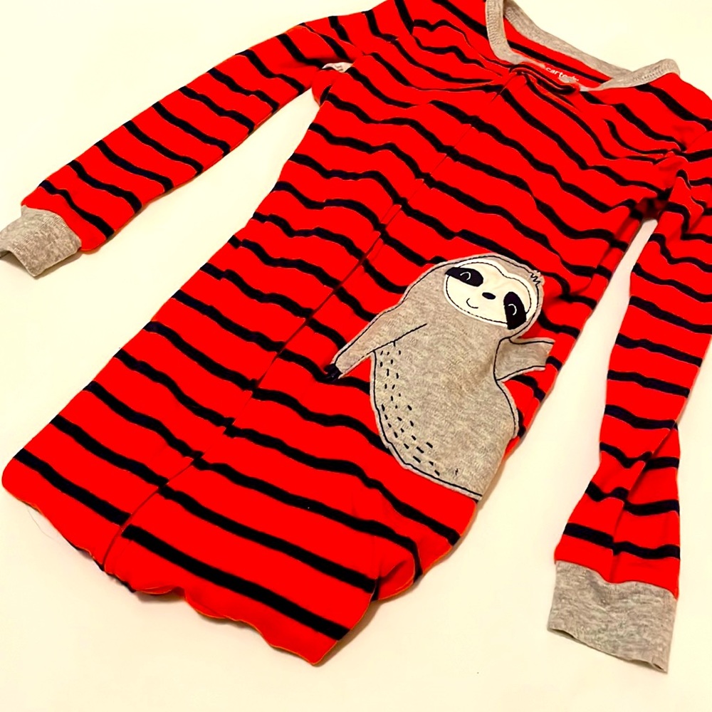 Carters Red 4T Footie Pajamas